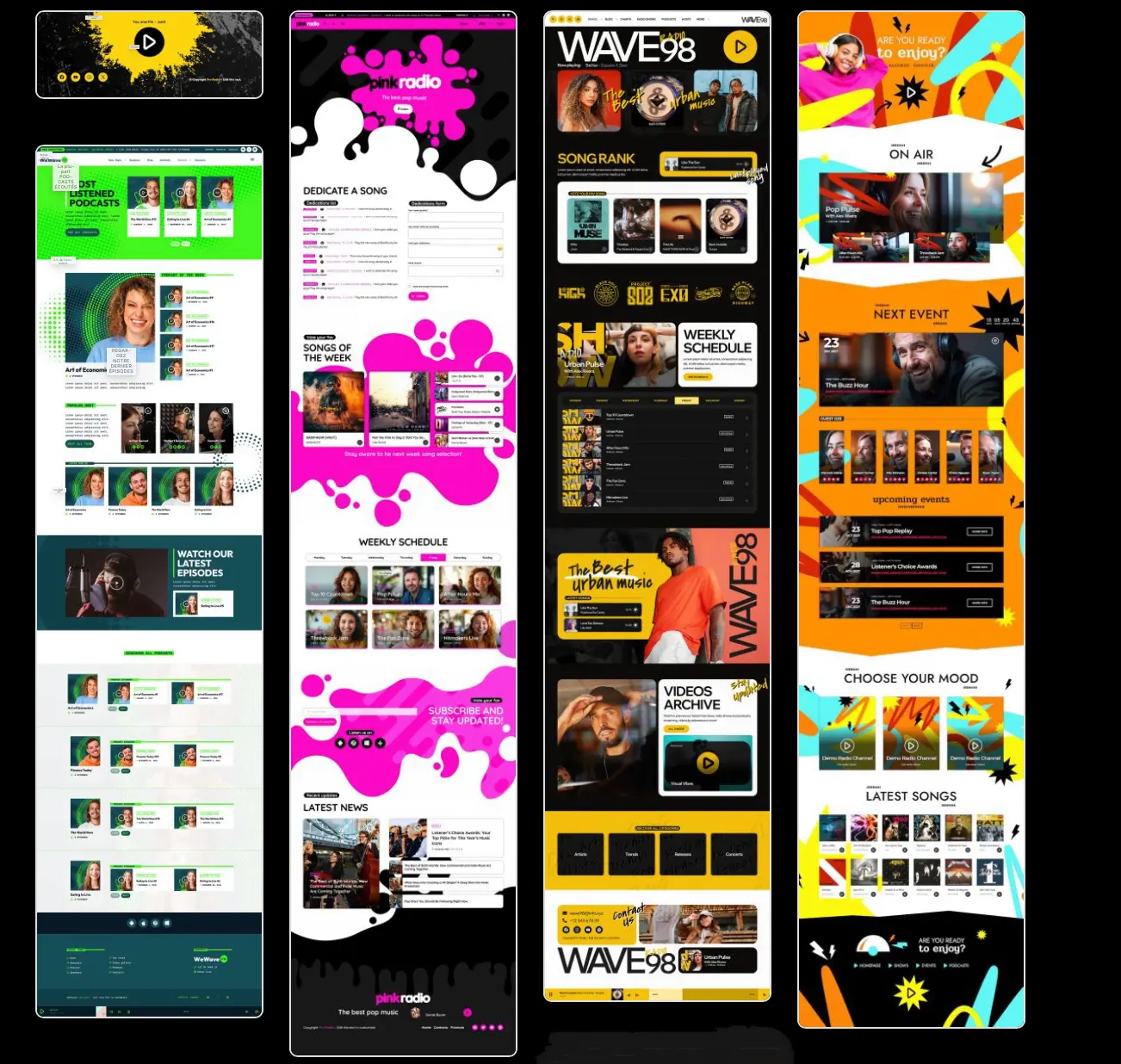 pro radio plus webradio 7 wordpress theme